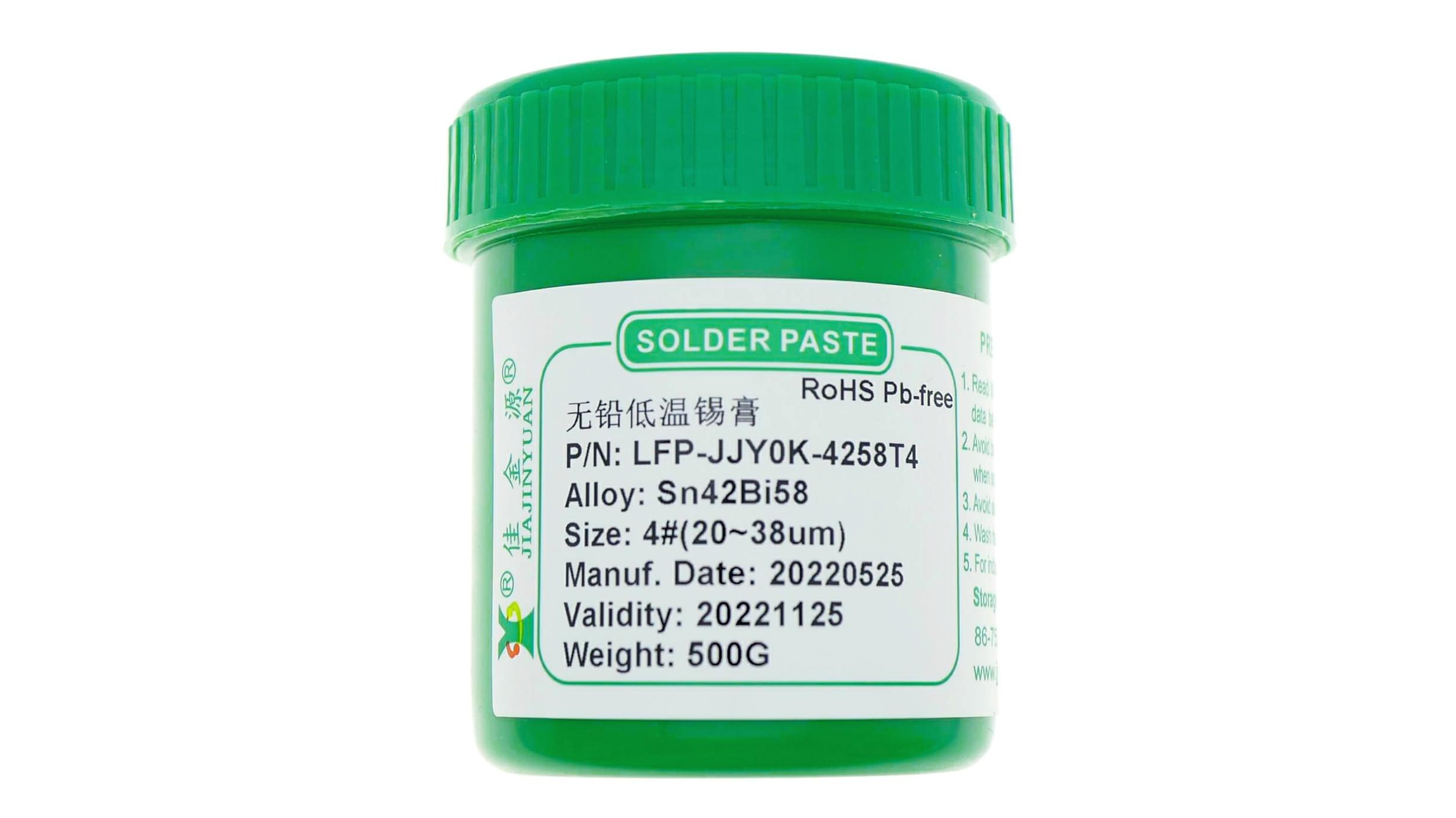 【佳金源】無鉛低溫錫膏產品介紹及儲存方法？